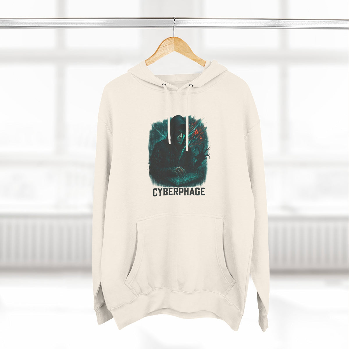 HALLOWEEN Cyberphage Graphic Hoodie | Cozy Fleece Sweatshirt.