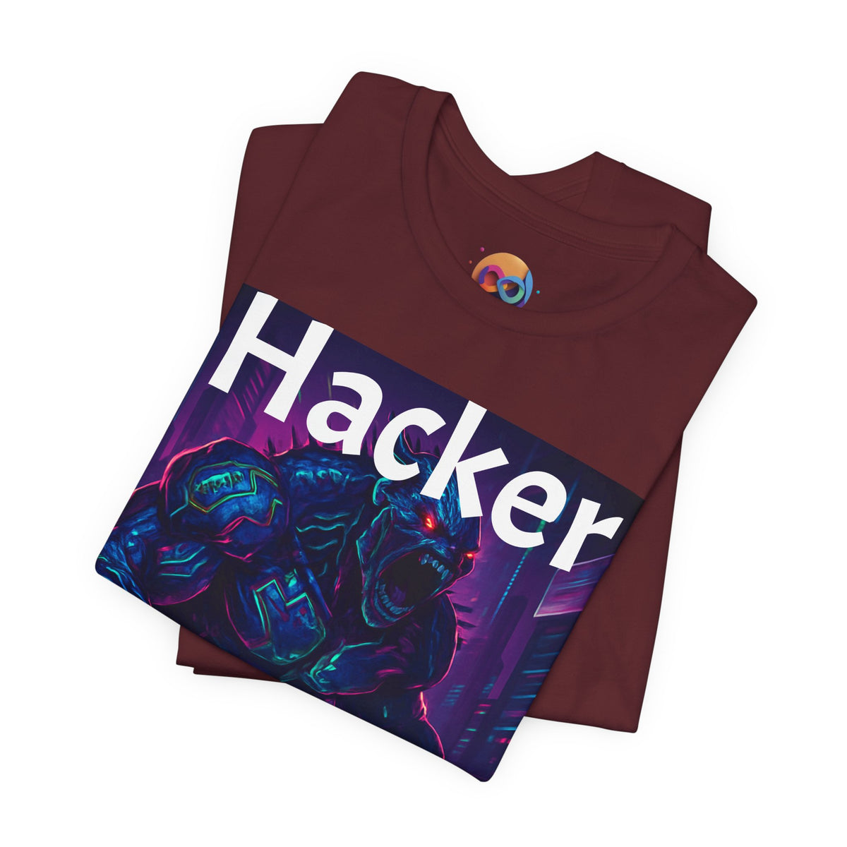 HACKER— '06/28/1971' Graphic tee. Dark Creature Illustration