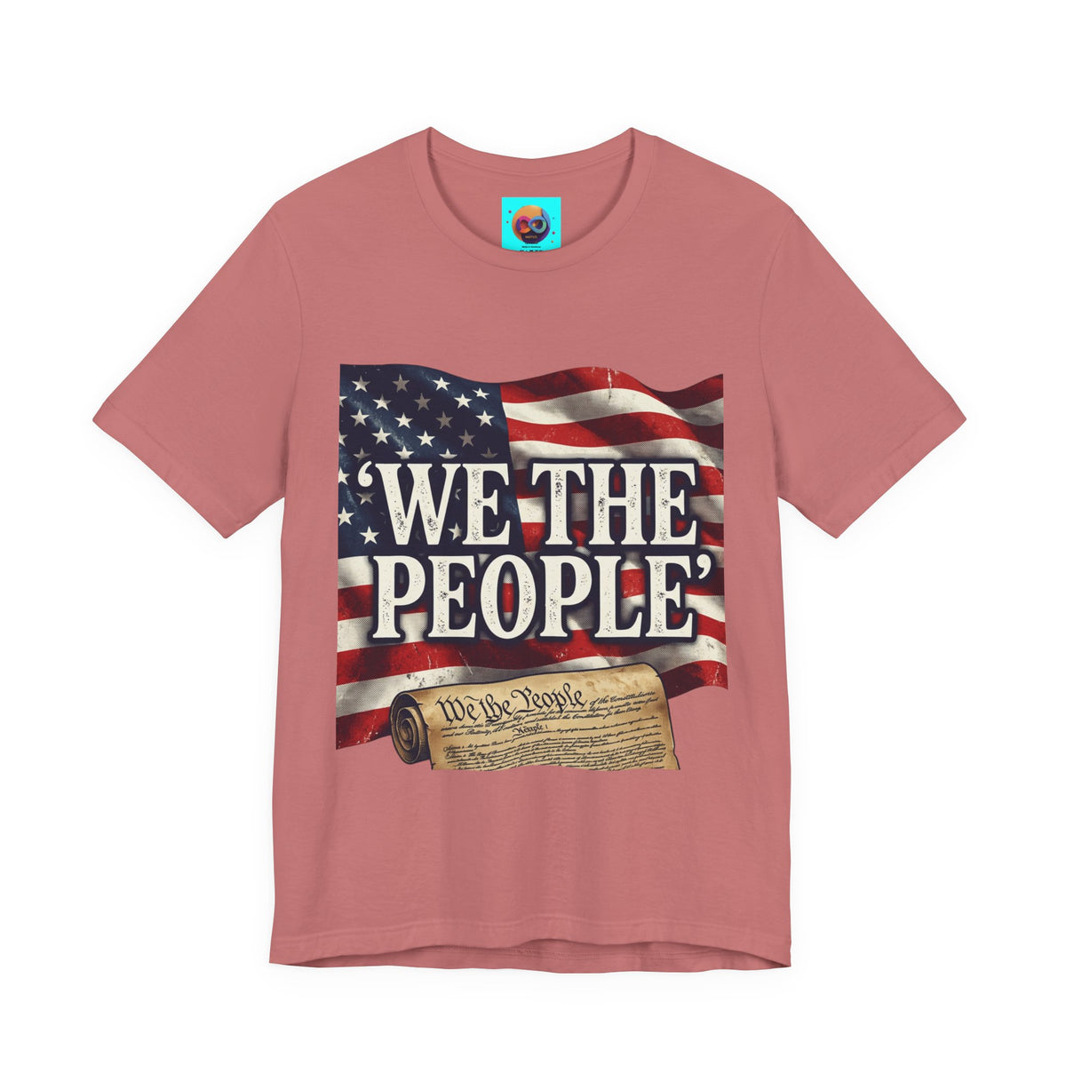 We The People T-Shirt – American Flag & Constitution Graphic Tee