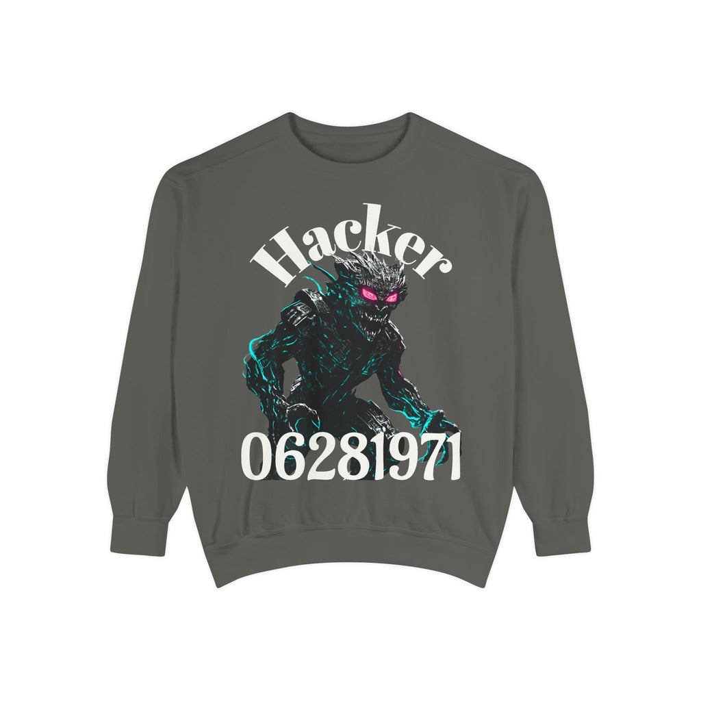 HALLOWEEN Hacker Monster Graphic sweatshirt.