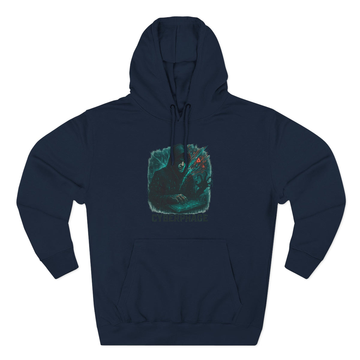 HALLOWEEN Cyberphage Graphic Hoodie | Cozy Fleece Sweatshirt.