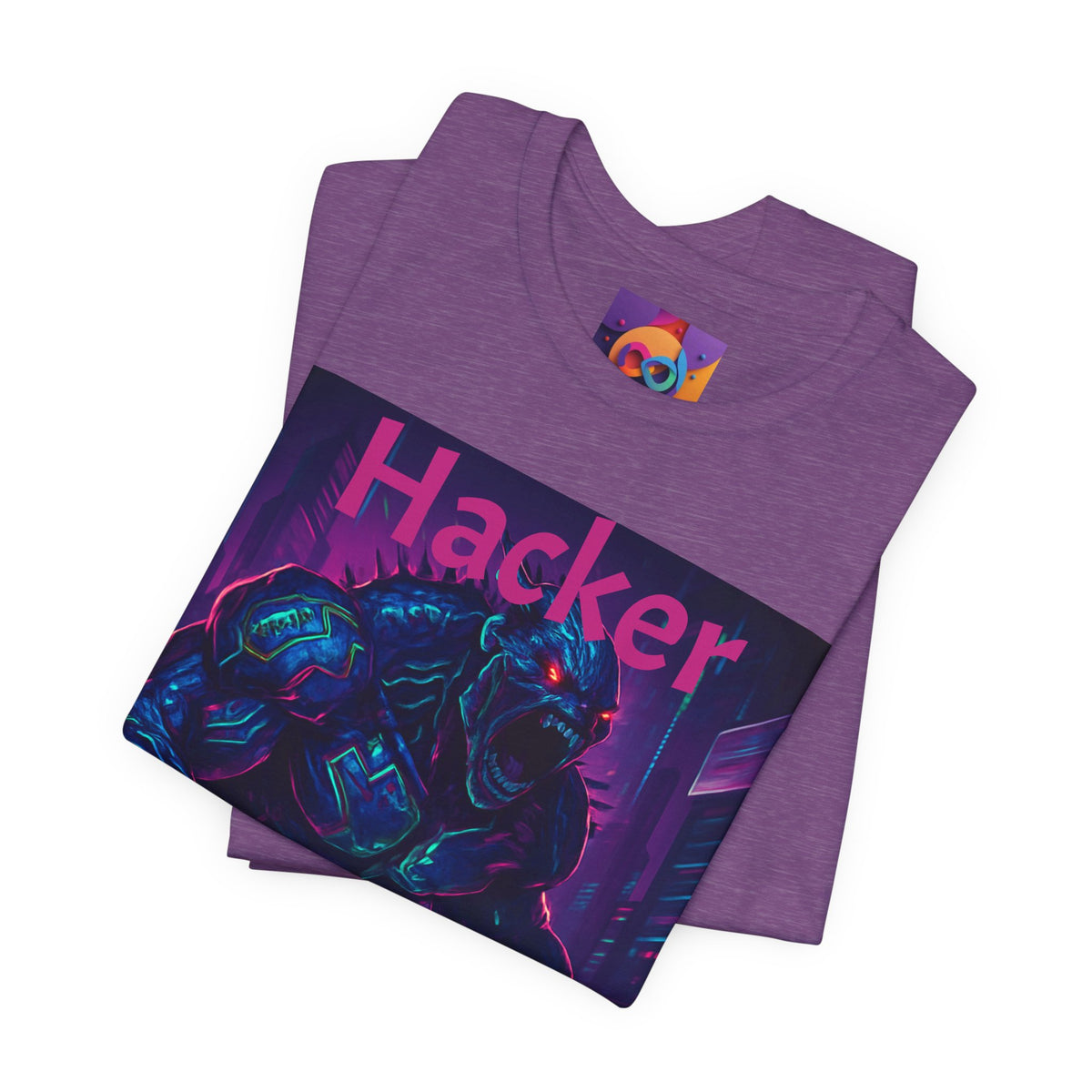Monster Graphic Tee — '06/28/1971.' Dark Creature Illustration