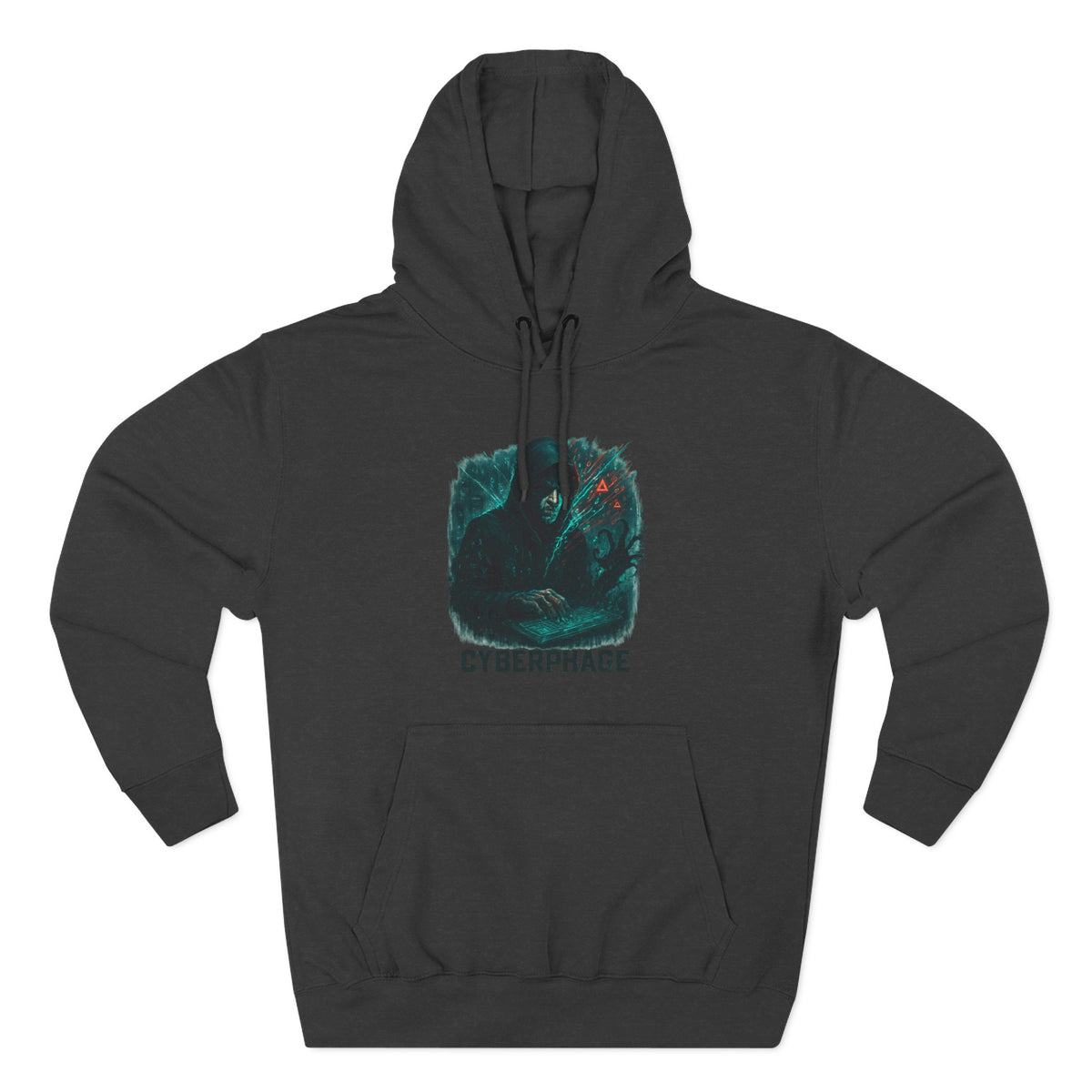 HALLOWEEN Cyberphage Graphic Hoodie | Cozy Fleece Sweatshirt.