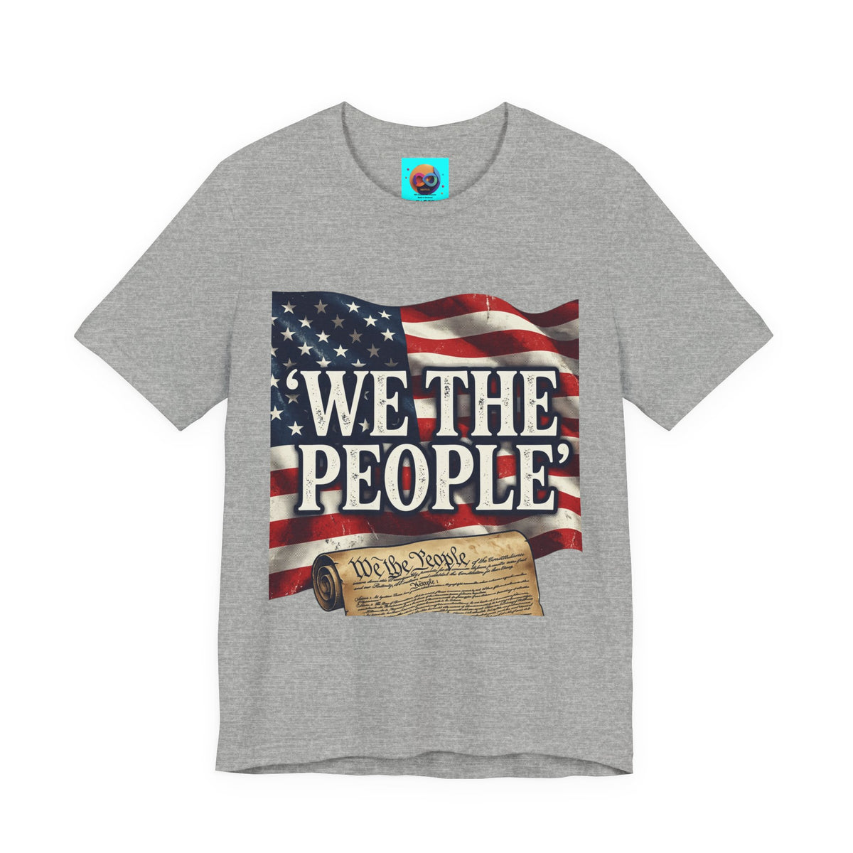 We The People T-Shirt – American Flag & Constitution Graphic Tee