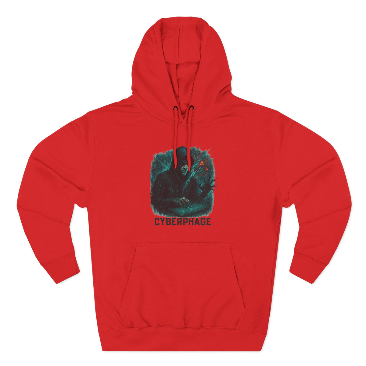 HALLOWEEN Cyberphage Graphic Hoodie | Cozy Fleece Sweatshirt.