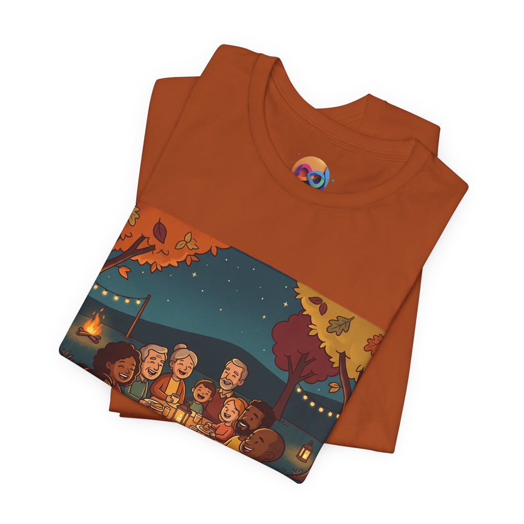 Gather Together T‑Shirt — Cozy Autumn Family Dinner Tee
