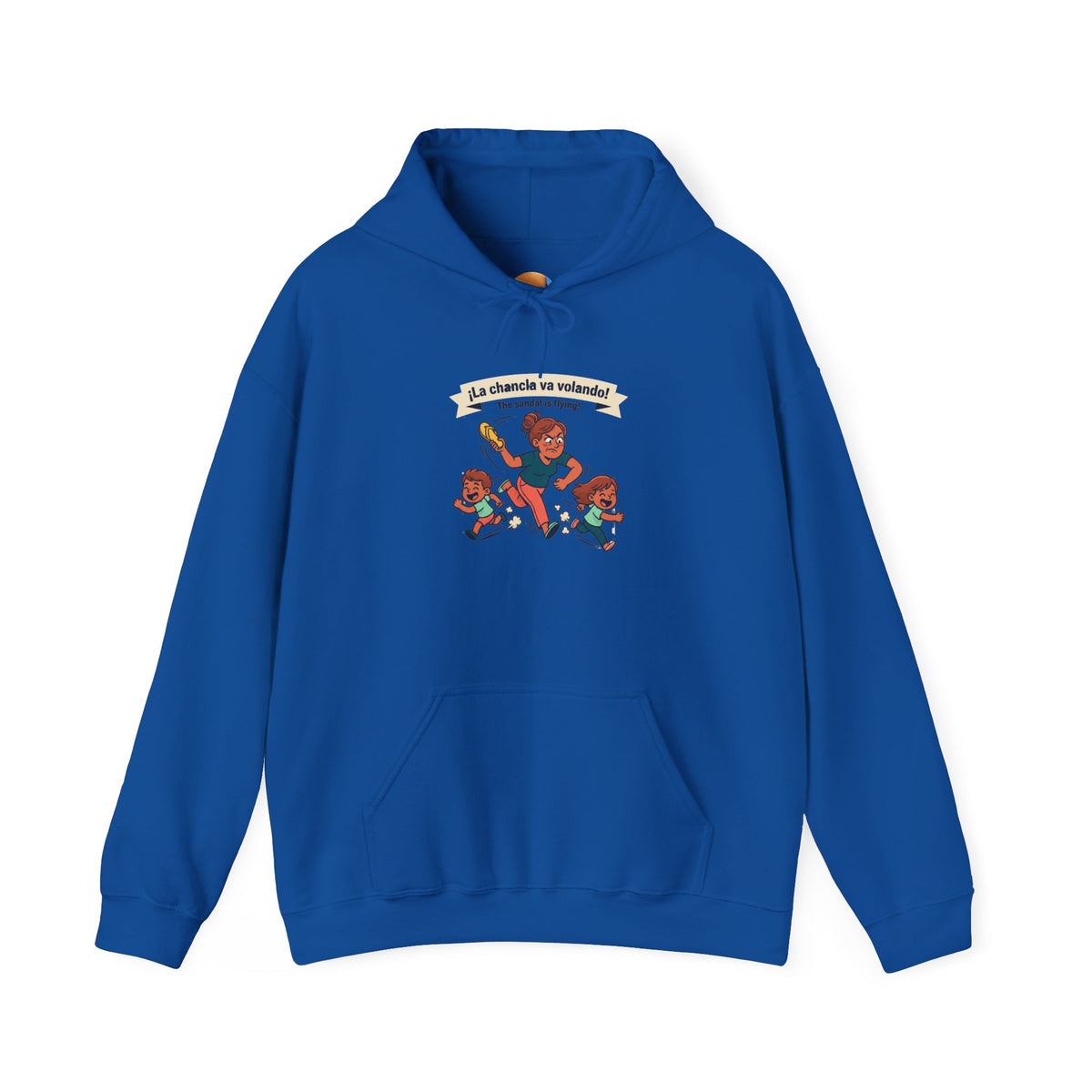 'LA CHANCLA' va volando Unisex Heavy Blend™ Hooded Sweatshirt