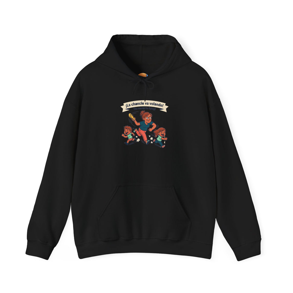 'LA CHANCLA' va volando Unisex Heavy Blend™ Hooded Sweatshirt