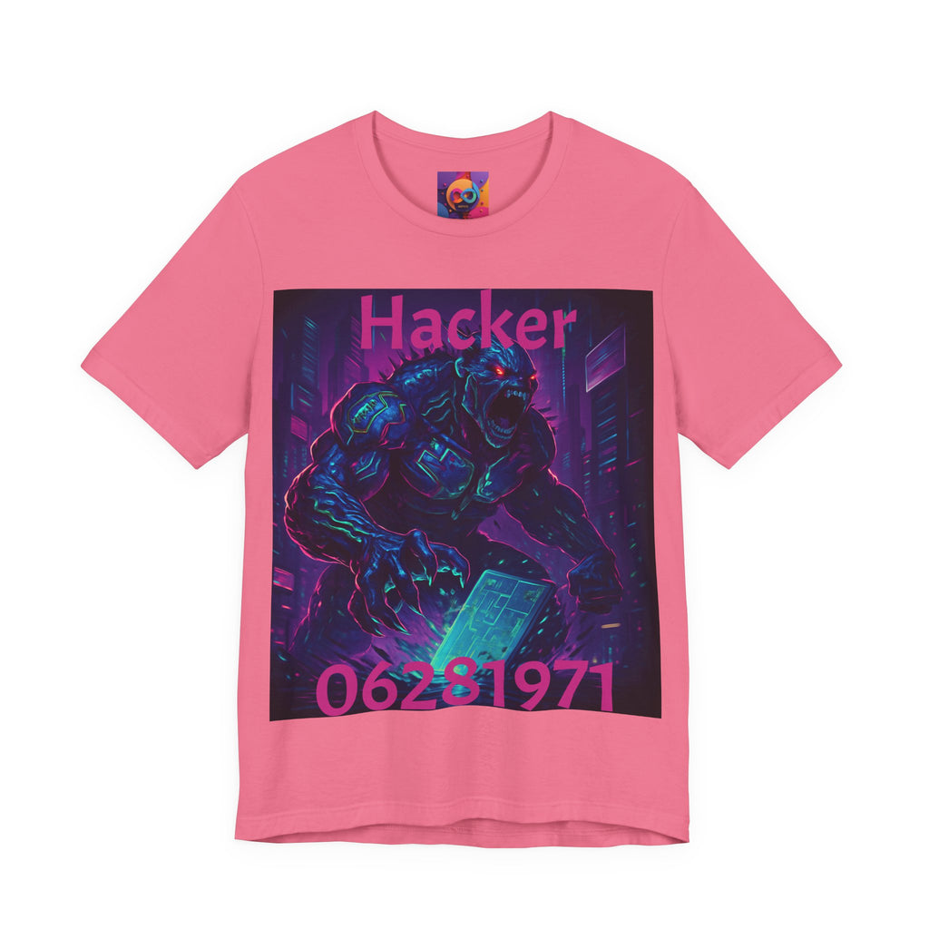 Monster Graphic Tee — '06/28/1971.' Dark Creature Illustration