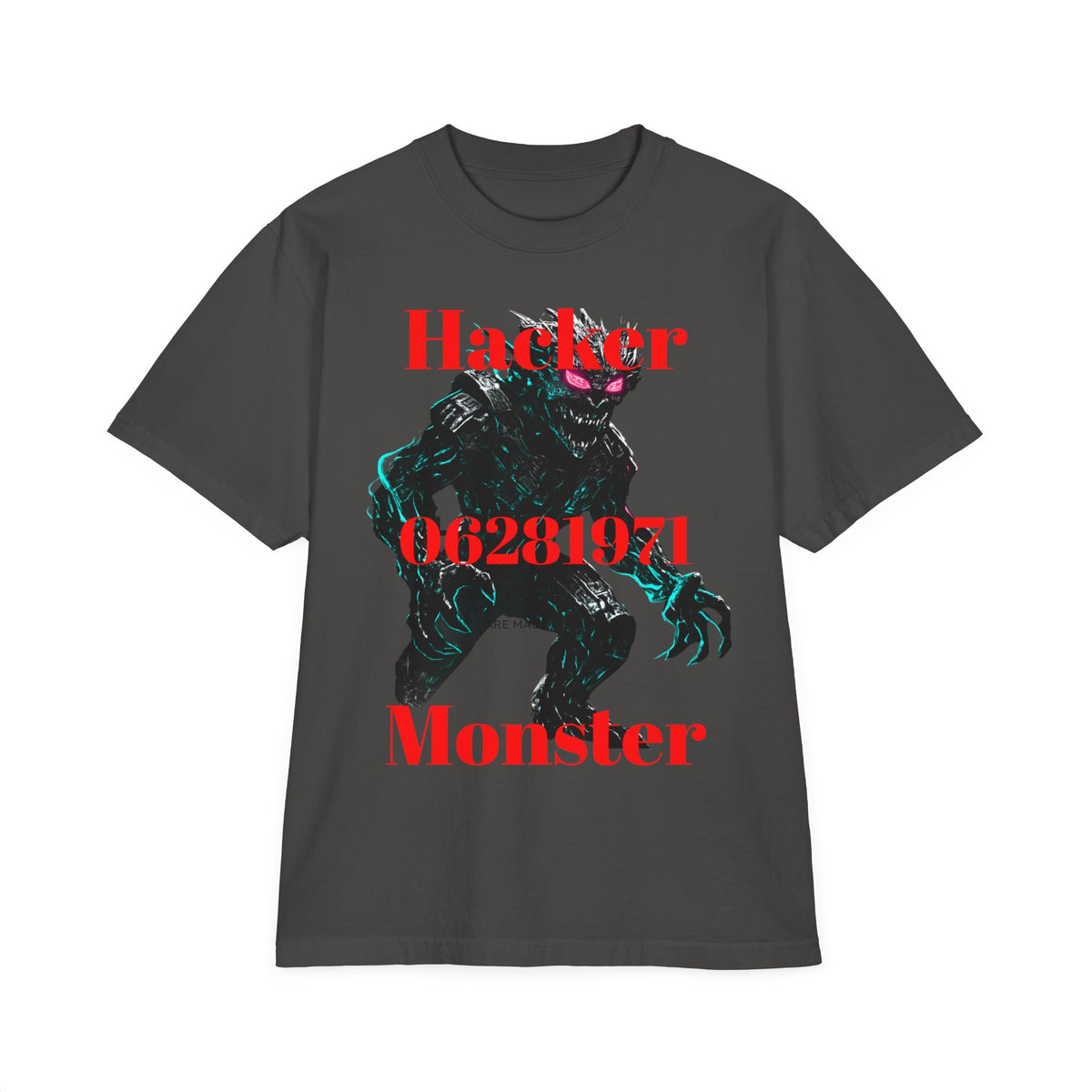 HALLOWEEN Hacker Monster Graphic T‑Shirt