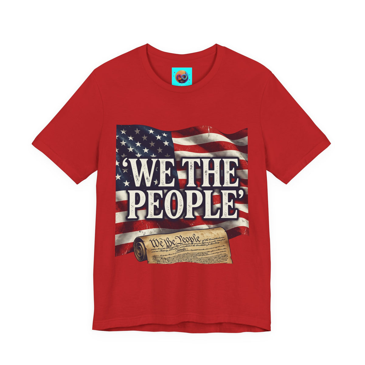 We The People T-Shirt – American Flag & Constitution Graphic Tee