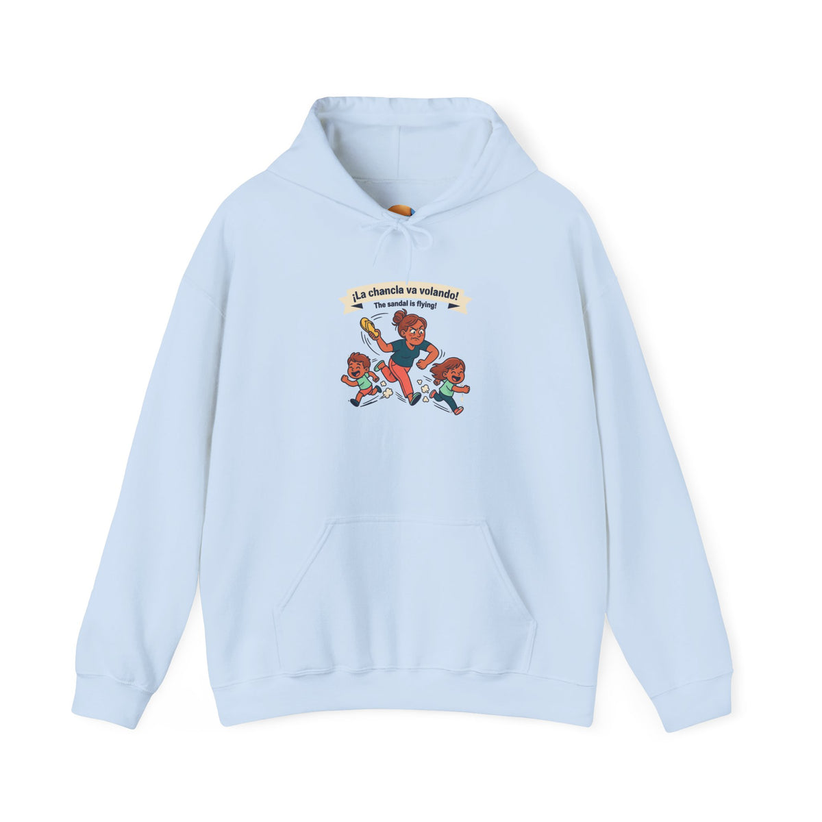 'LA CHANCLA' va volando Unisex Heavy Blend™ Hooded Sweatshirt
