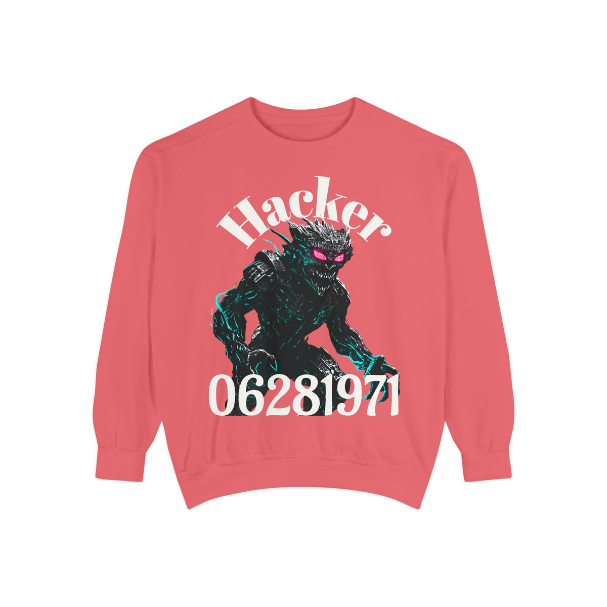 HALLOWEEN Hacker Monster Graphic sweatshirt.
