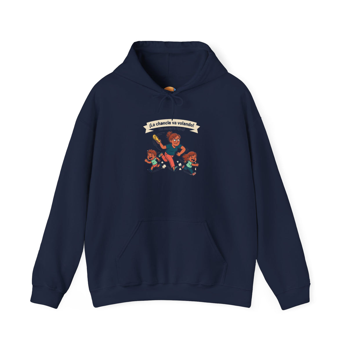 'LA CHANCLA' va volando Unisex Heavy Blend™ Hooded Sweatshirt