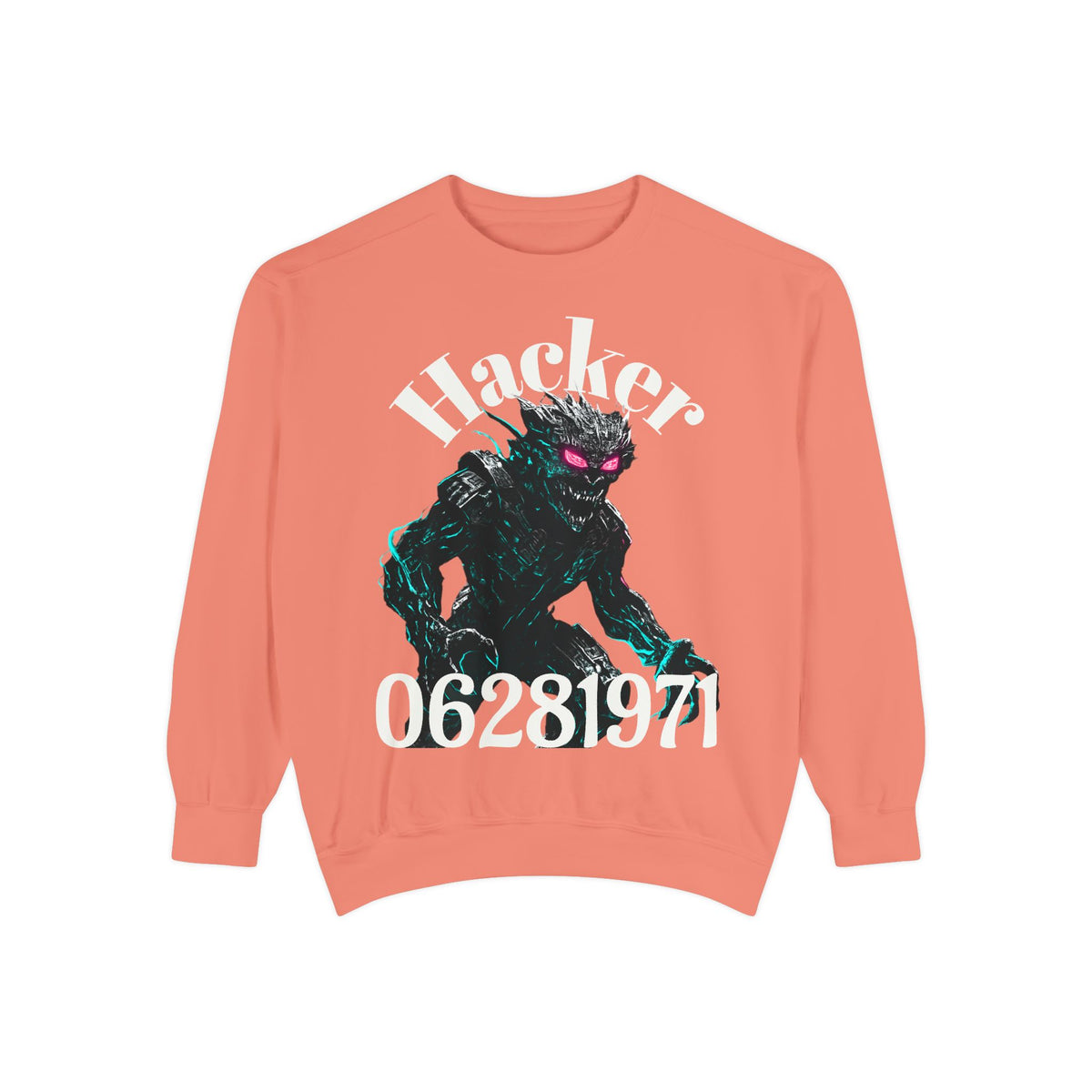 HALLOWEEN Hacker Monster Graphic sweatshirt.