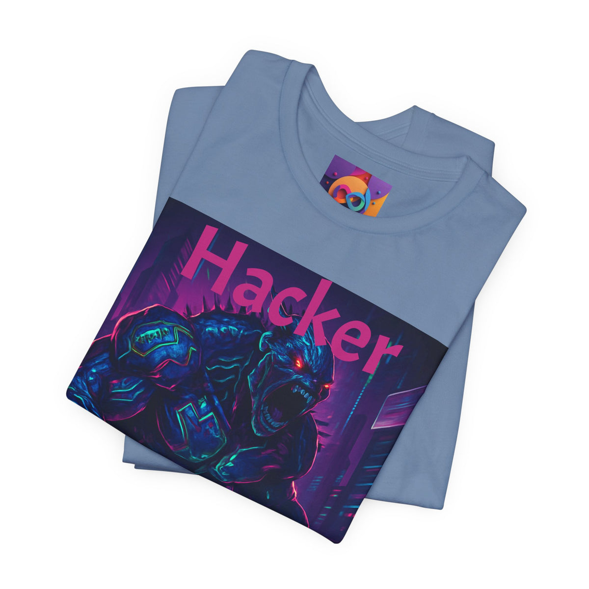 Monster Graphic Tee — '06/28/1971.' Dark Creature Illustration